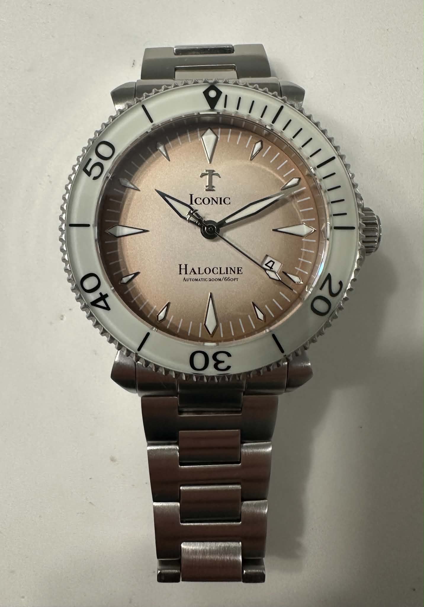 Iconic Timepieces Halocline Sand Sellita SW200-1
