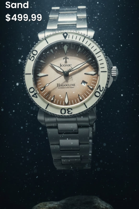 Iconic Timepieces Halocline Sand Sellita SW200-1