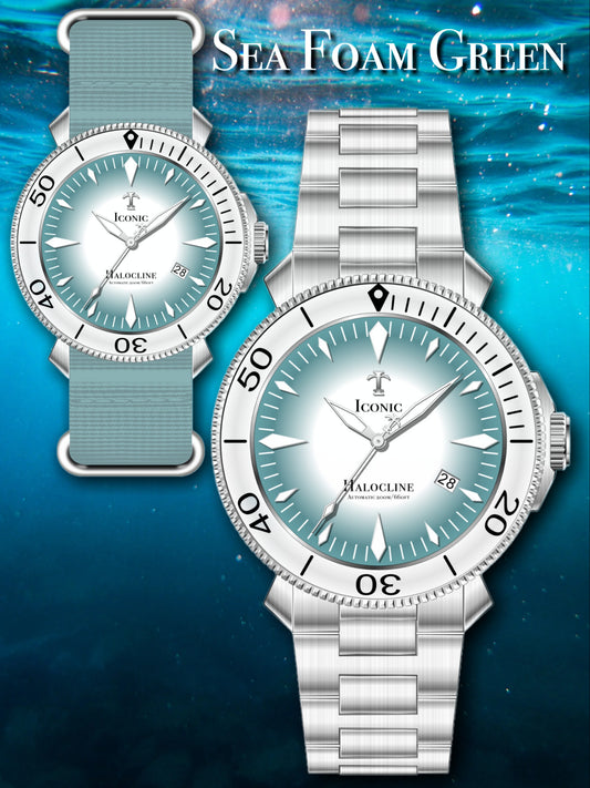 Iconic Timepieces Halocline - Sea Foam Green (Launch Special)
