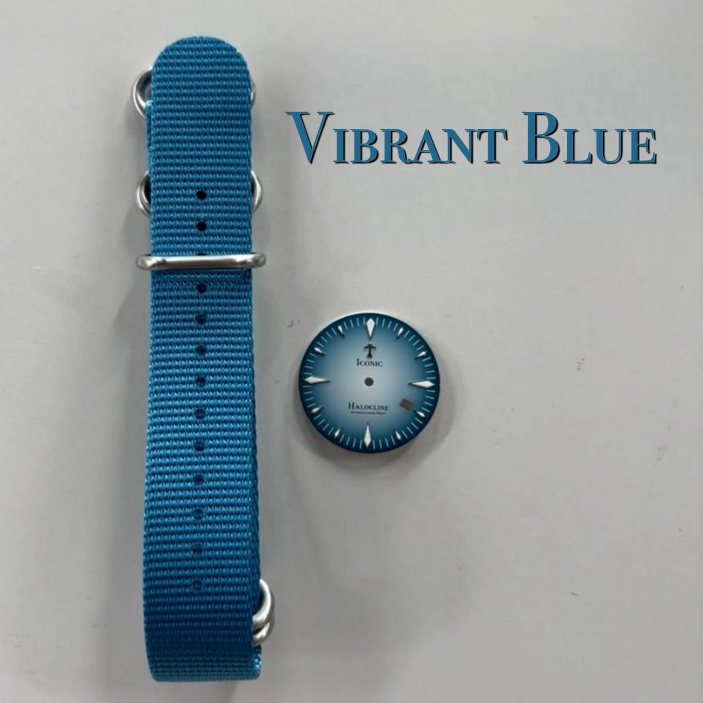 Iconic Timepieces Halocline Dive Watch - Vibrant Blue Sellita SW200-1